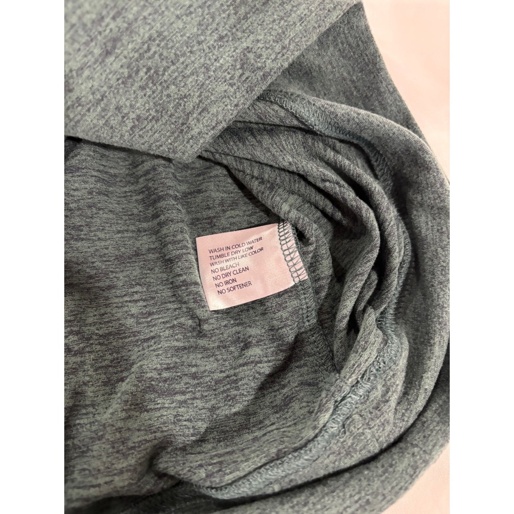 Rhoback Heathered Slate Gray Hooded Pullover Sweatshirt - Picture 3 of 7